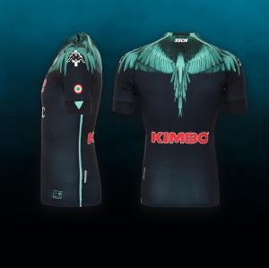 FOTO - SSC Napoli ufficializza la nuova maglia firmata Marcelo Burlon:  l'esordio con l'Inter